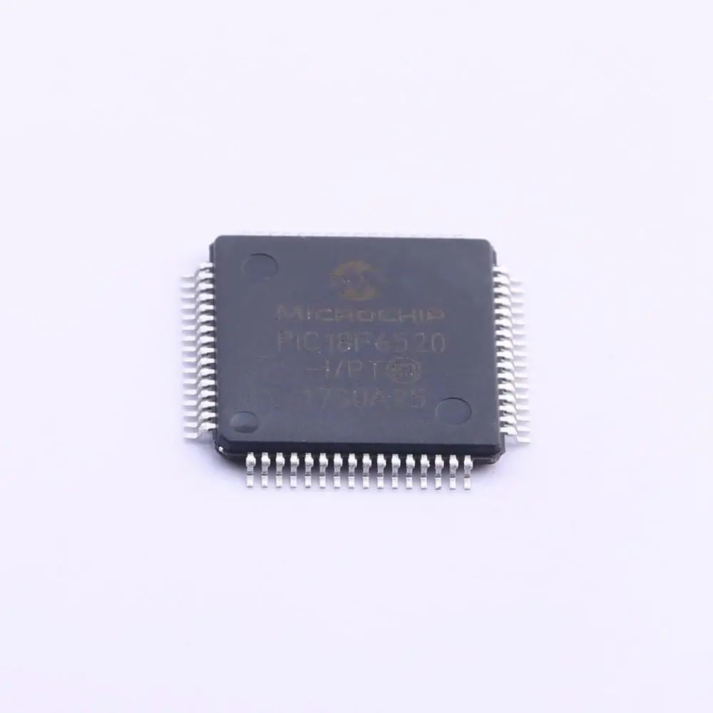 

MCU 8 Bit - Flash - PIC18 Family PIC18F65xx Series Microcontrollers - 40 MHz - 32 KB - 2 KB - 64 Pins PIC18F6520-I/PT