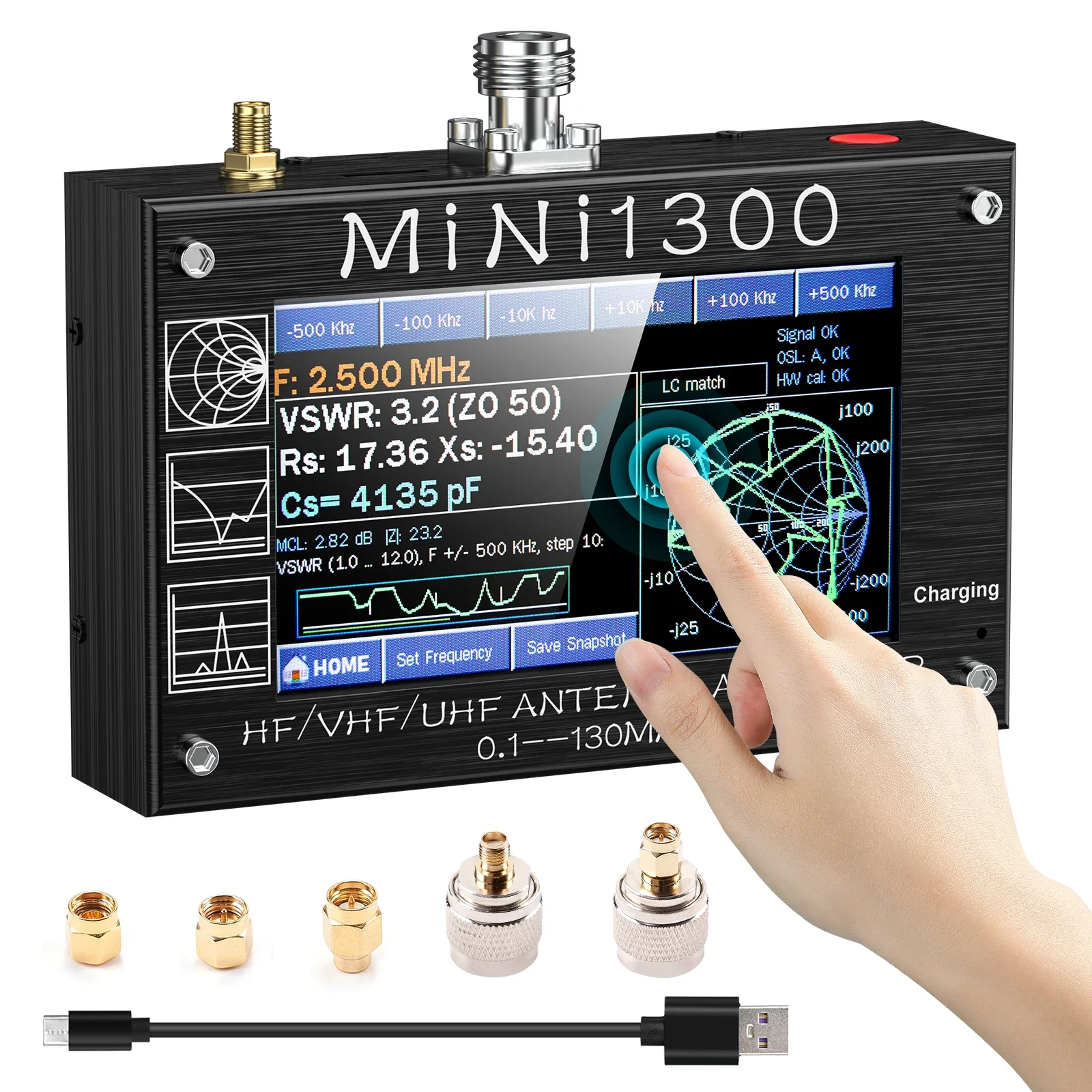 

Мини 1300 Антенный анализатор