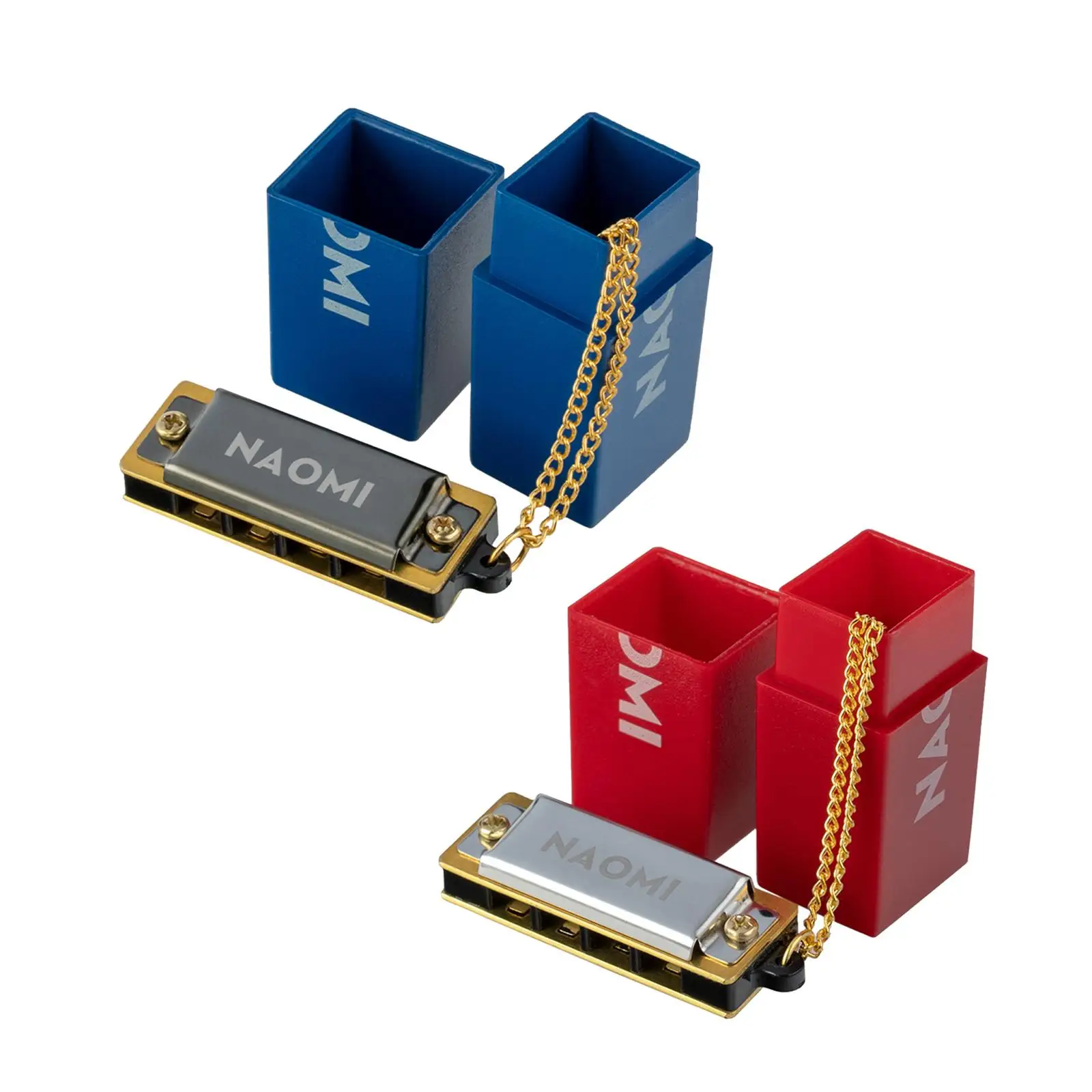 

Cute Harmonica Necklace Birthday Gift Multifunction Musical Instrument