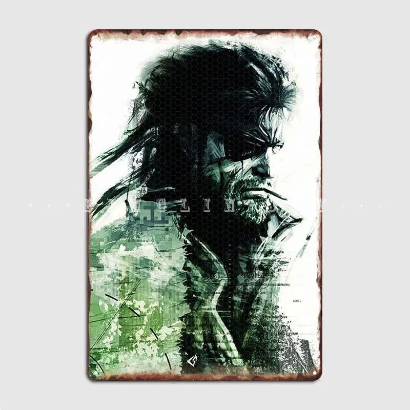 

Metal Gear Metal Plaque Poster Wall Decor Retro Wall Mural Wall Tin Sign Posters