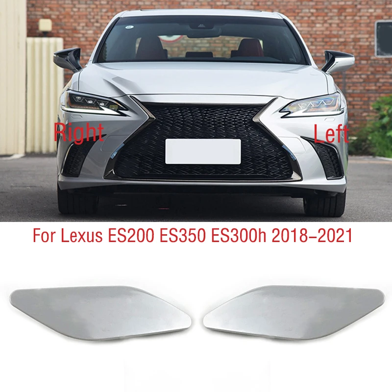 

For Lexus ES200 ES350 ES300h 2018-2021 Front Bumper Headlight Headlamp Washer Spray Jet Nozzle Pump Cover Cap Lid Unpainted