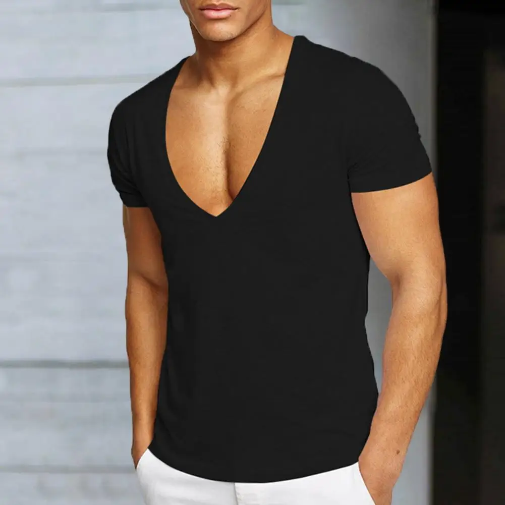 

Men Summer Top Streetwear Sports Top Solid Color Mid Length Sports Top Trendy Pure Color Men Summer Top Men Clothes