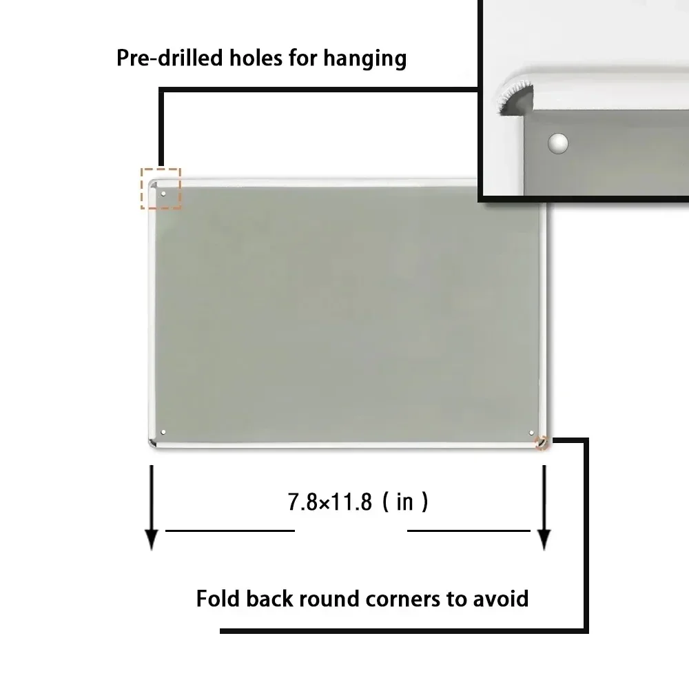 Винтажная металлическая вывеска в виде животного единорога эстетика Дементор