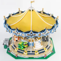 with motor street view building blocks 15036 2705 pcs carousel kid diy toys birthday christmas gifts 180150 in stock