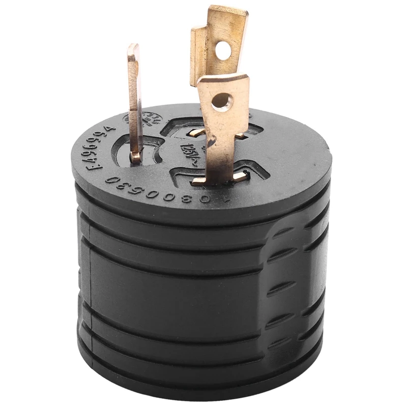 2X RV Generator Adapter 3-Prong 30A Male To 30A Female RV Po