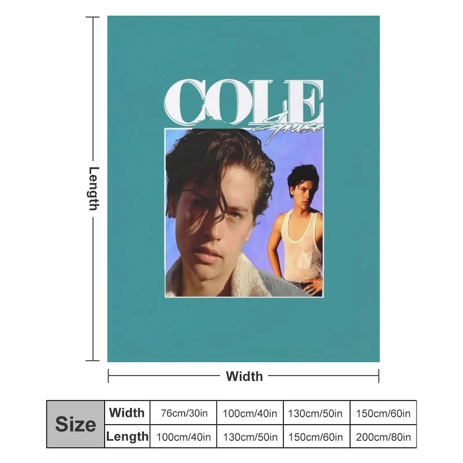 Cole Sprouse 90_s винтажное одеяло забавный подарок меховые одеяла