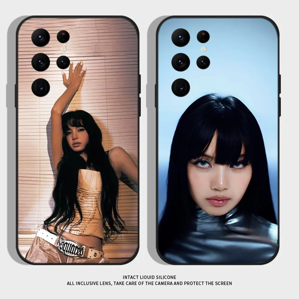Новый женский чехол L-Lisa Lalisa для телефона Samsung S21 S22 Ultra S20 S30 plus S23 Ультратонкий