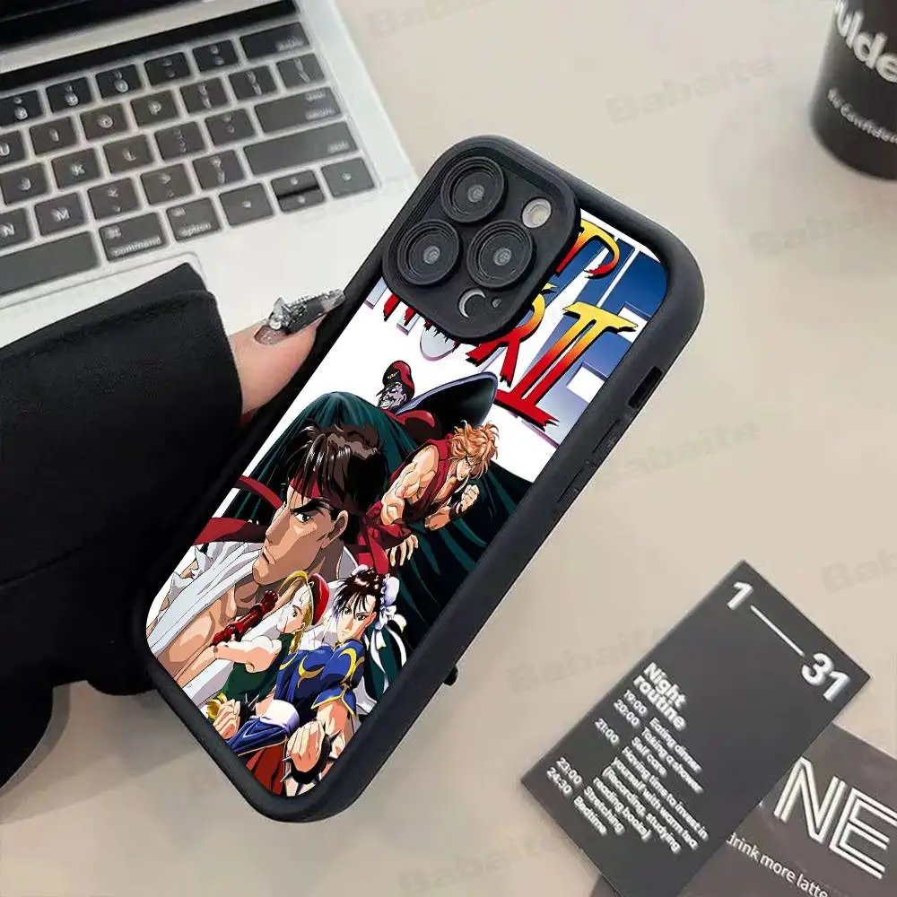 Чехол для телефона Fighting Game S-Street F-Fighter для iPhone 17 16 15 14 13 12 11 Air Plus Pro Max, мягкая задняя крышка (art.: 3920dc797e439) - 3920dc797e439