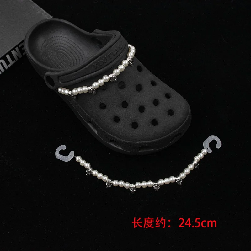 

Fashion Hot Sale Shoes Charms for Croc Vintage Punk Chain DIY Garden Shoe Decorations Quality Croc Accessories Trend All-match
