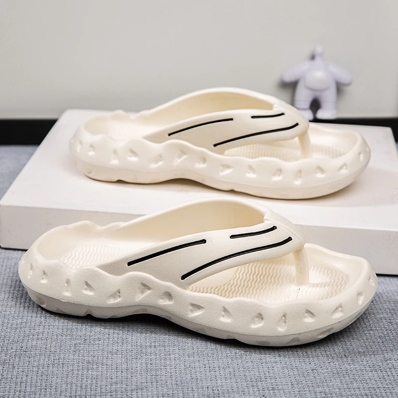 Мужские Пляжные шлепанцы на платформе размеры 39-46