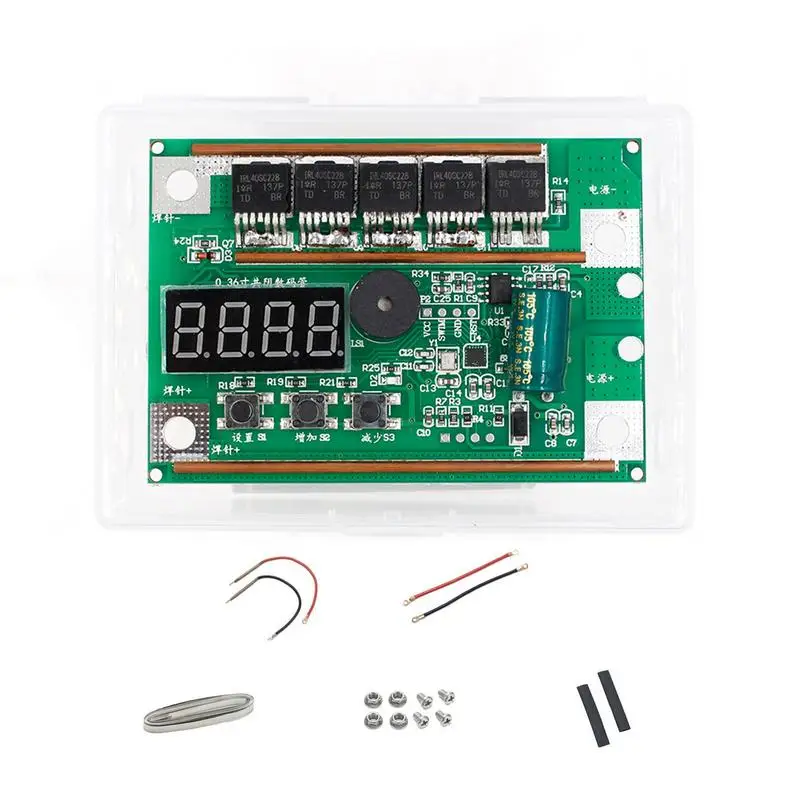 

Spot Welder Machine Multifunctional Spot Welder With 100 Gears Adjustable And LCD Screen Spot Welder Machine For DIY 18650 26650