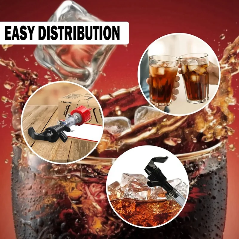 Универсальный красный клапан BIB для сумки Coca Cola в коробке смеситель сиропов