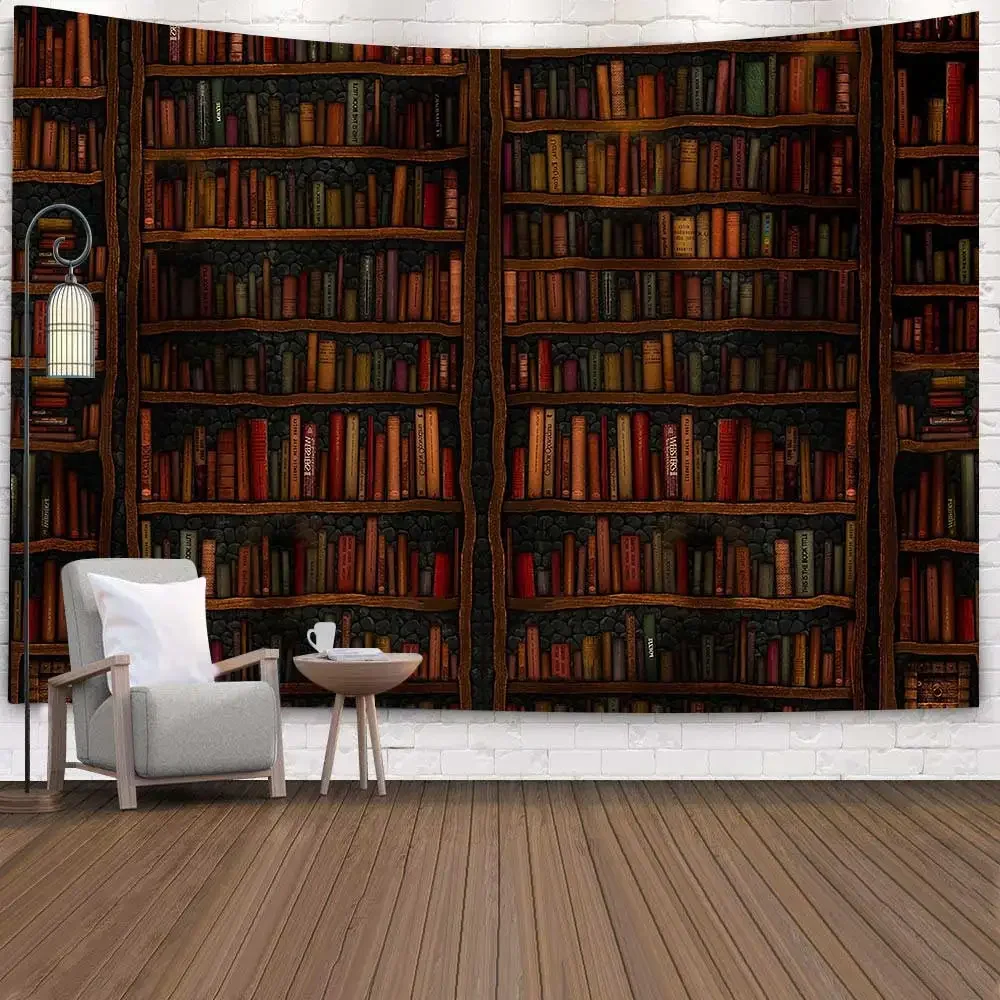 Винтажный деревянный гобелен simсант для библиотеки декор студенческой учебной