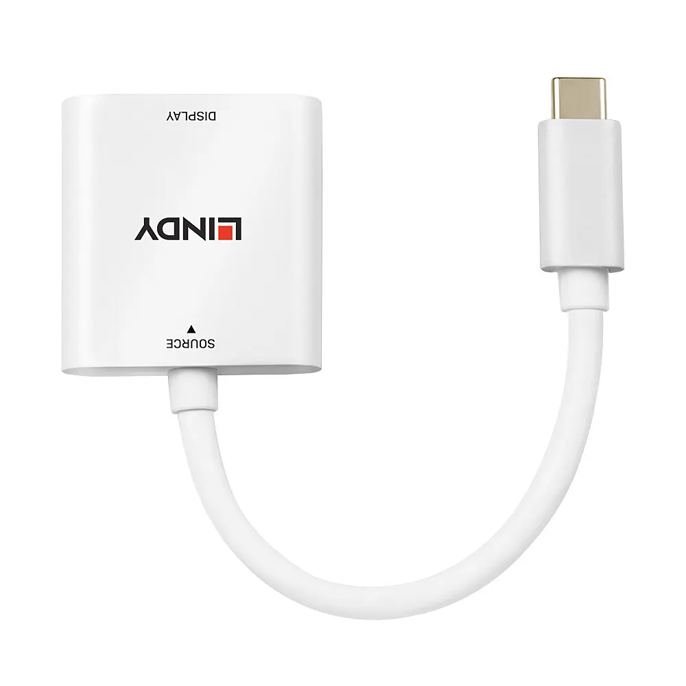 Конвертер LINDY USB Type C на HDMI 4K 60 Гц Порт Thunderbolt 3 для MacBook Pro Air Galaxy Dell XPS Pixelbook - купить по