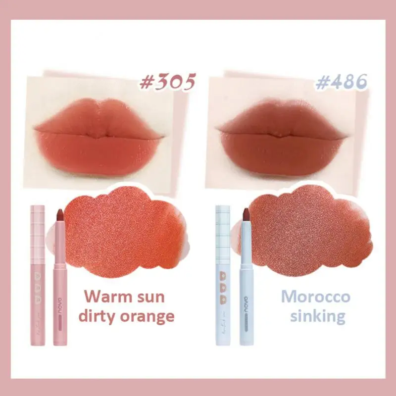 

6 Colors Velvet Matte Lipsticks Pencil Waterproof Long Lasting Sexy Red Lip Stick Non-Stick Cup Makeup Lip Tint Pen Cosmetics