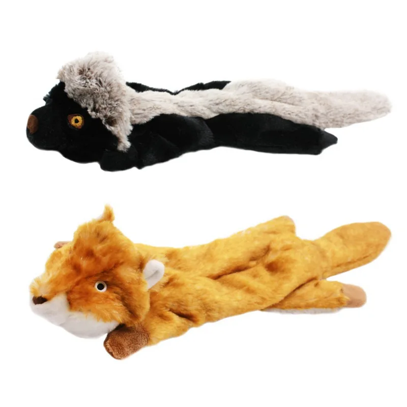 Пищащая игрушка для домашних животных волк кролик Ранние игрушки собак