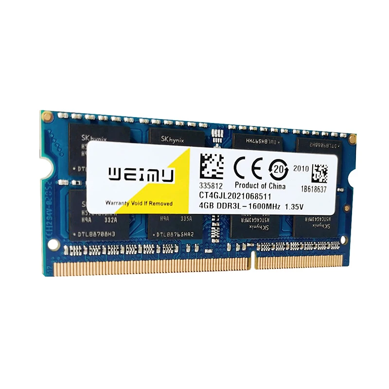 Оперативная память weiii DDR3 2 ГБ 4 8 SODIMM для ноутбука PC3 8500 10600 12800 1066 1333 1600 1866 МГц RAM |