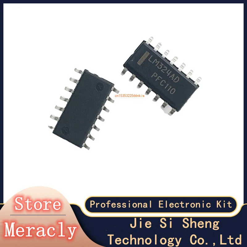 

10PCS/Lot LM324 LM324N LM324DR SMD SOP-14 New Wholesale