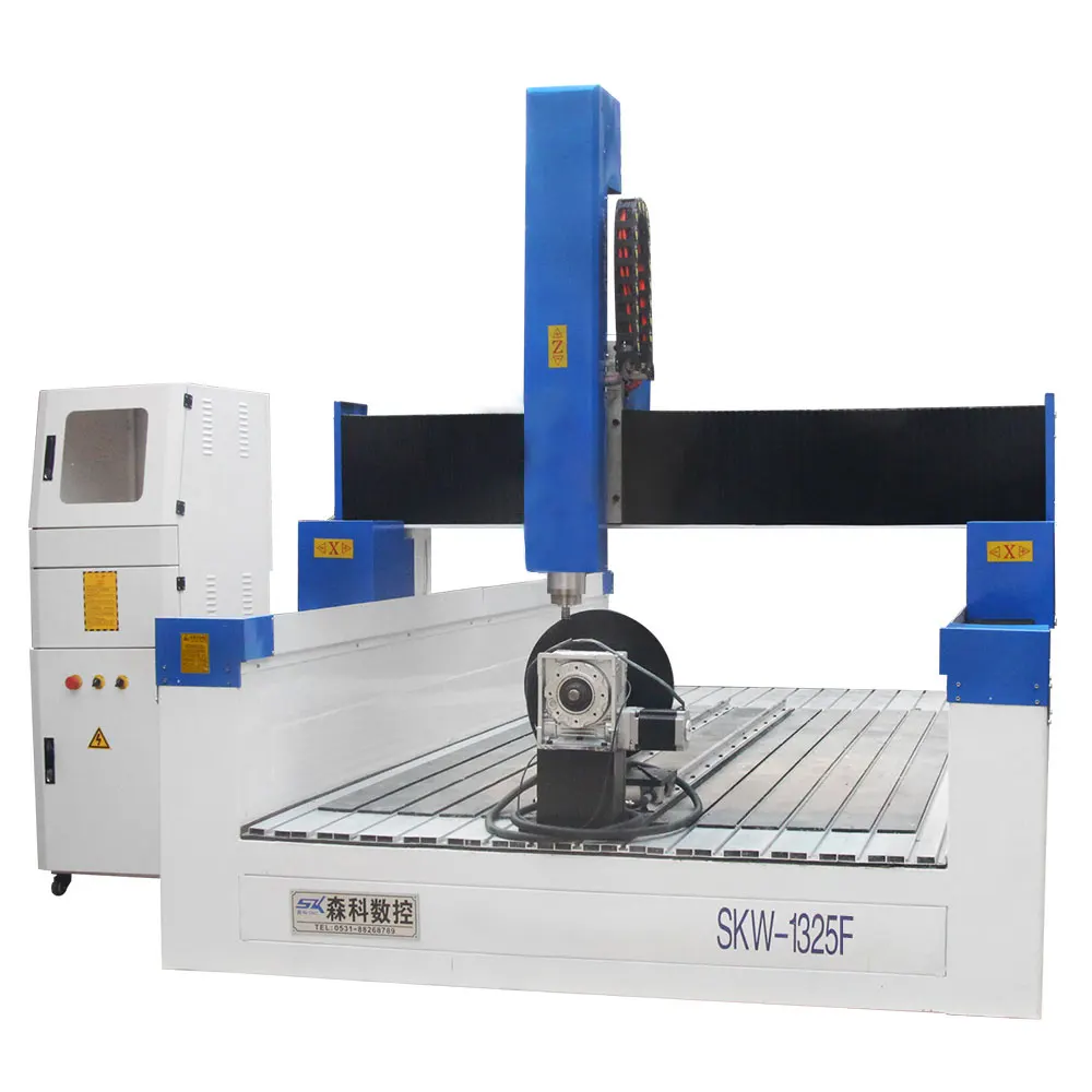 

4 Axis CNC Router Foam Milling Carving Machine With Swing Head Of 180 Degree 1325 Engraving CNC Machine