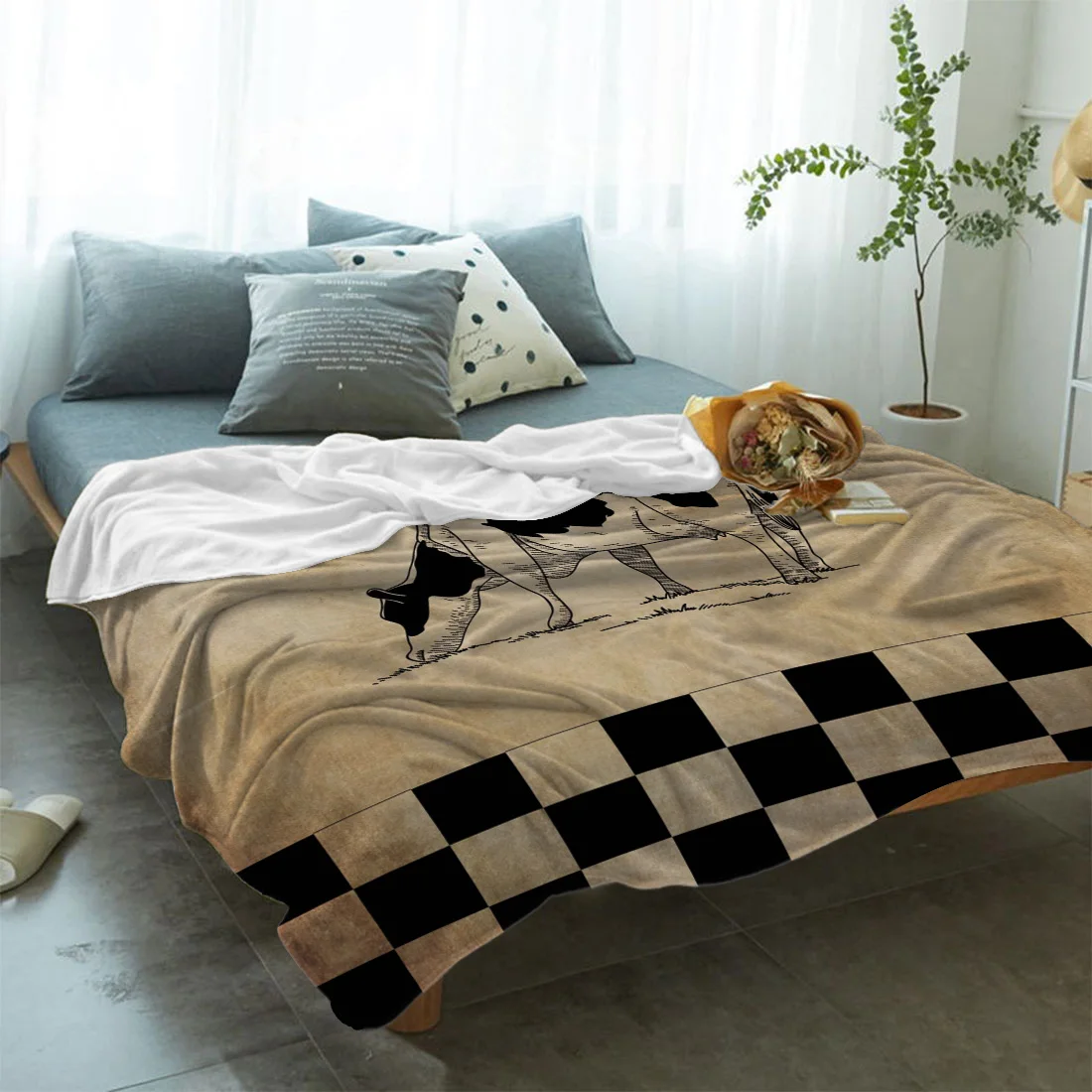 Фланелевое Одеяло для кровати спальни гостиницы |