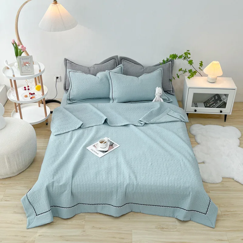 Корейское летнее одеяло милое стеганое тонкое принцессы из хлопчатобумажной