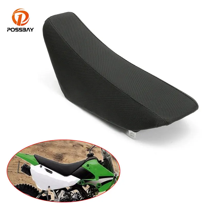 

Black Seat Cover Cushion Motorcycle Complete Tall Foam Seats Motocross For KLX-110 2002-2013 KX-65 2000-2013 2012 2011 Dirt Bike