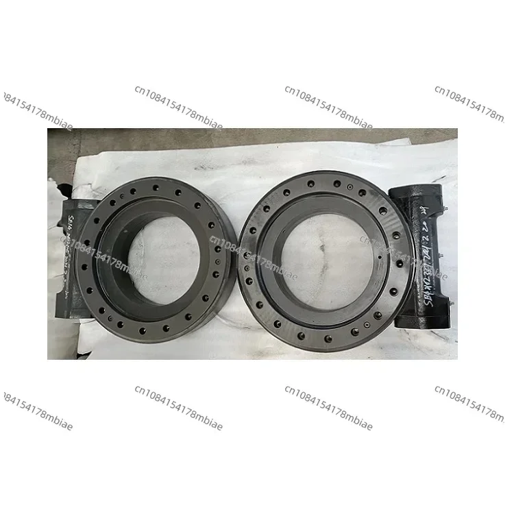 Поворотный привод с винтовой шестерней закрытого корпуса и гидравлическим