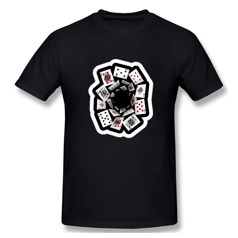 

CLOOCL Funny Playing Cards 100% Cotton T-Shirt Fashion Brand Summer Casual T-shirts Short Sleeve Hip Hop Tees Drop Shipping