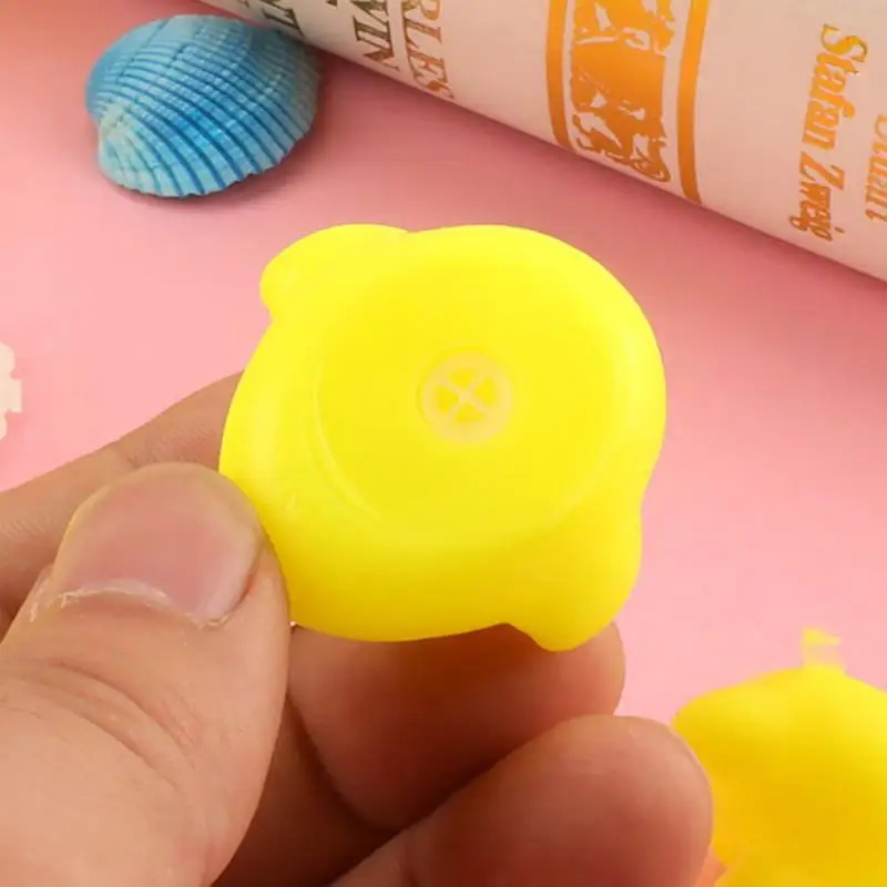 1 ~ 10 шт. милая утка детские погремушки игрушки для ванной сжимаемые животные
