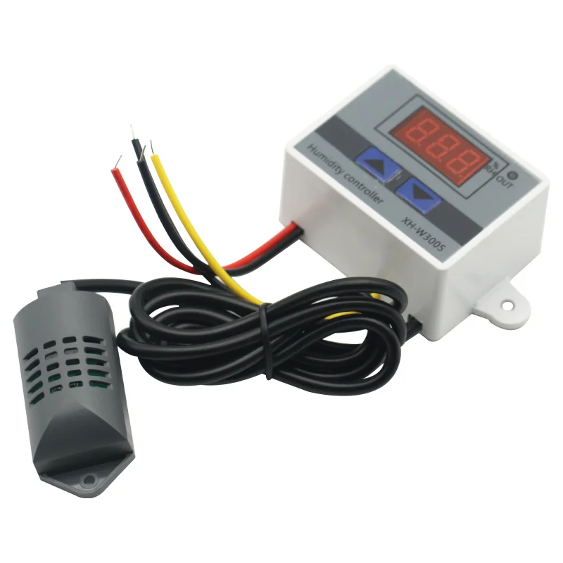 Цифровой измеритель влажности W3005, 1500 Вт, реле напряжения переменного тока 110-220 В, 10 А, регулятор, датчик влажности, Прямая поставка