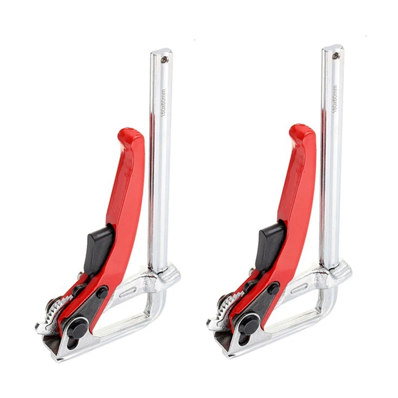 

2PCS Quick Guide Rail Clamp Carpenter F Clamp Quick Clamping For Guide Rail System Hand Tool Woodworking DIY