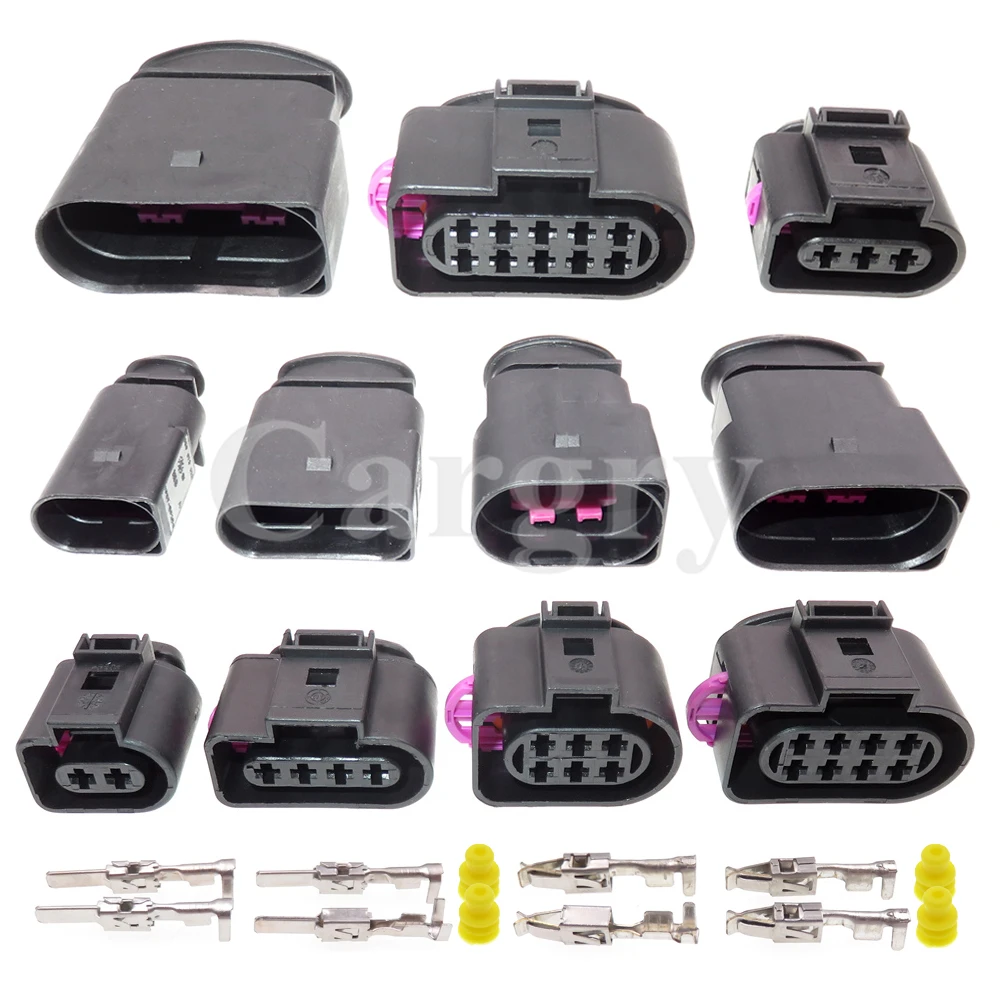 1 комплект 2/3/4/6/8/10P 1J0973723 1J0973824 1J0973735 1J0973833 4B0973724 Автомобильная фара, штыревые розетки для VW Audi