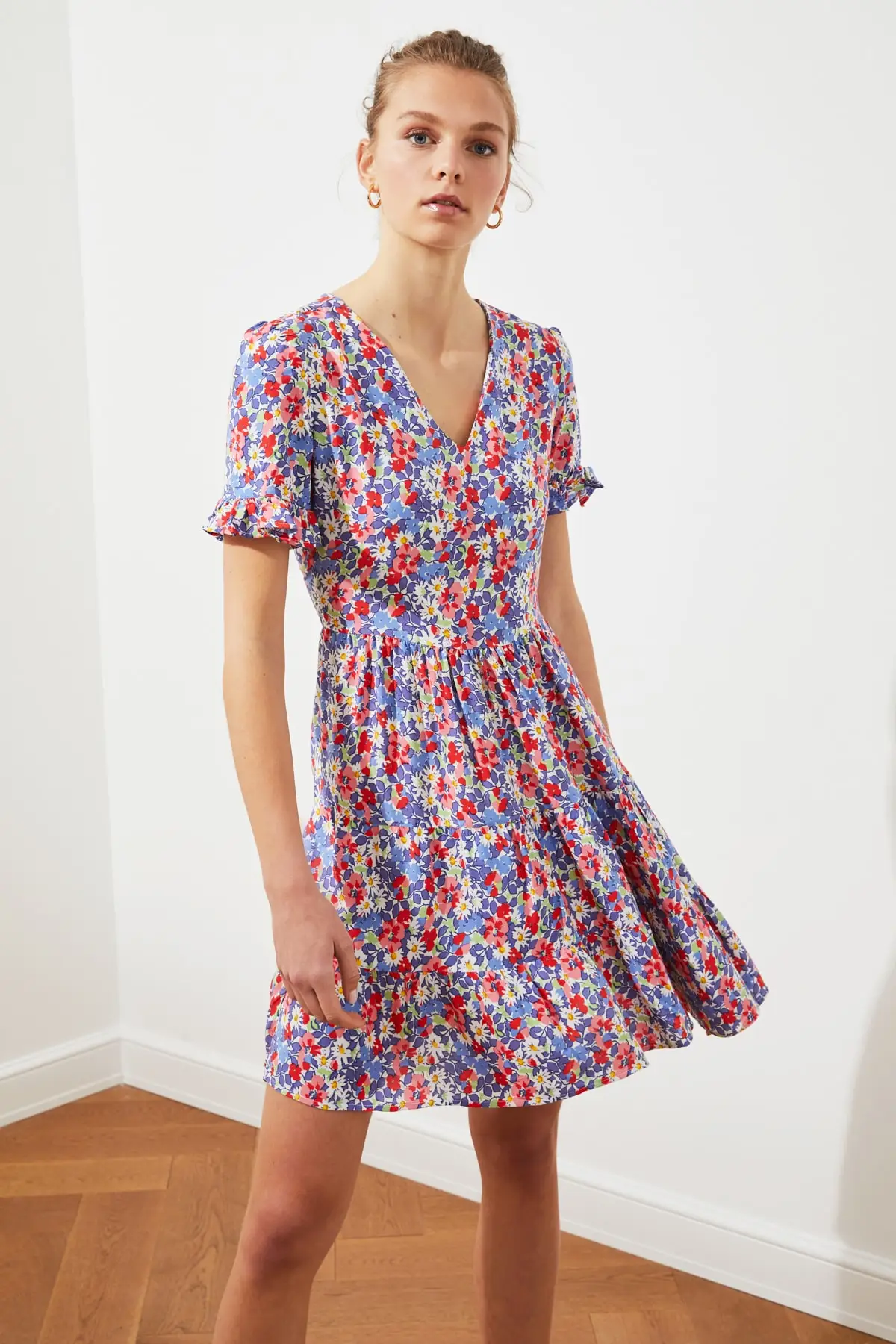 Платье с цветочным узором TWOSS20EL2431 | Женская одежда