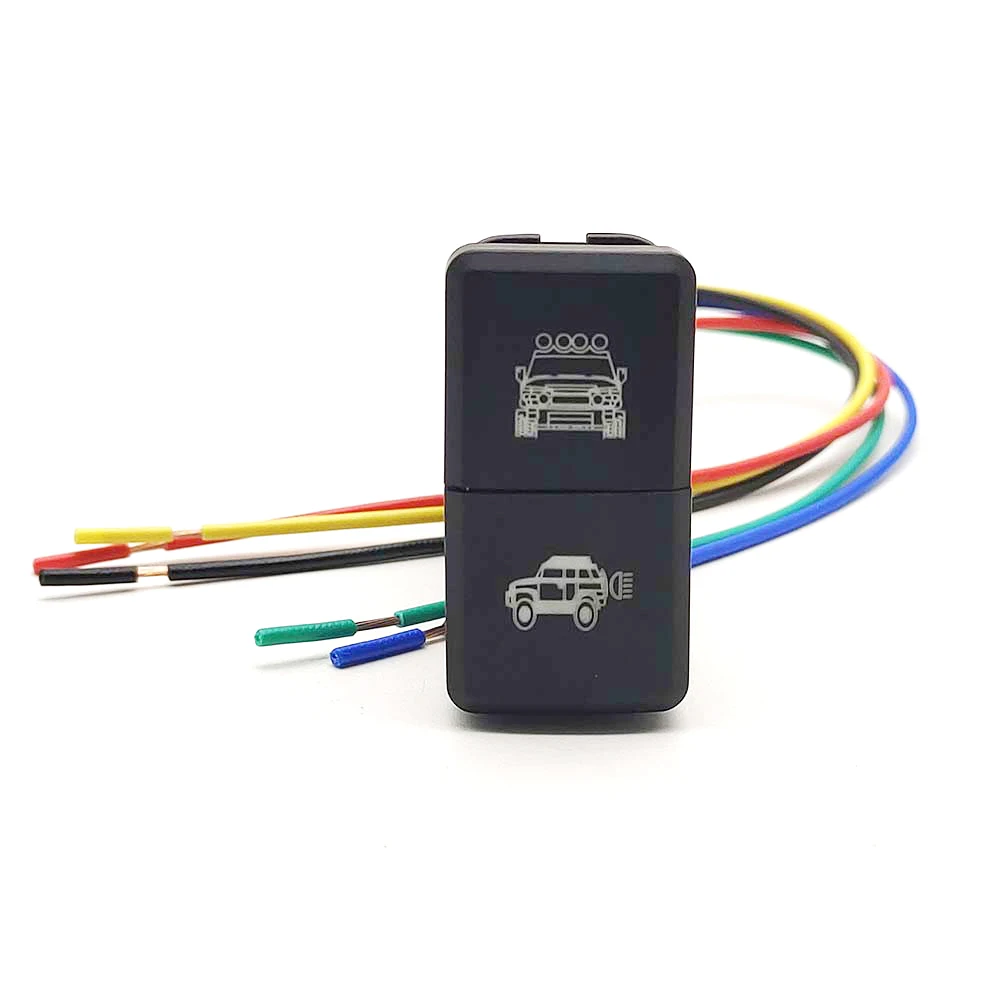 

1 шт., автомобильная двойная подсветка для Toyota Land Cruiser Prado 120 FJ круиз LC76