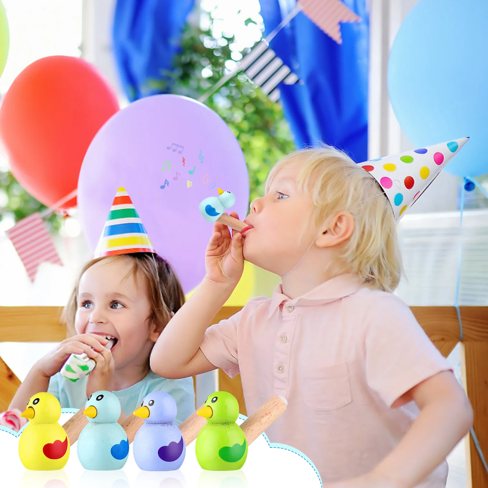 15 шт. свисток с дизайном птицы мультяшные свистки в форме игрушек детские