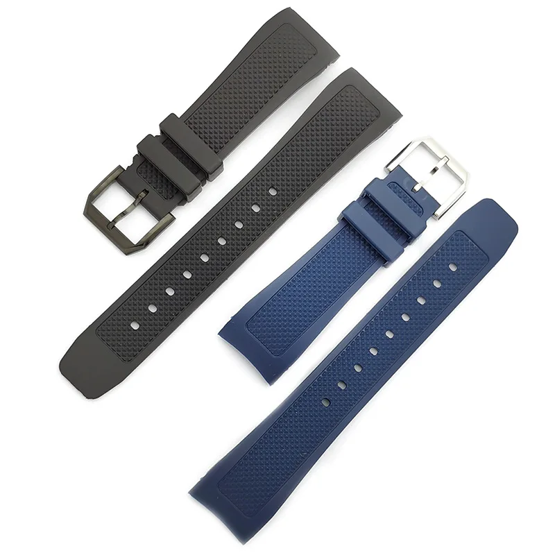 22mm Rubber Watch Strap Replacement for IWC Portugieser Porotfino Family PILOT'S Watchband for Men Women