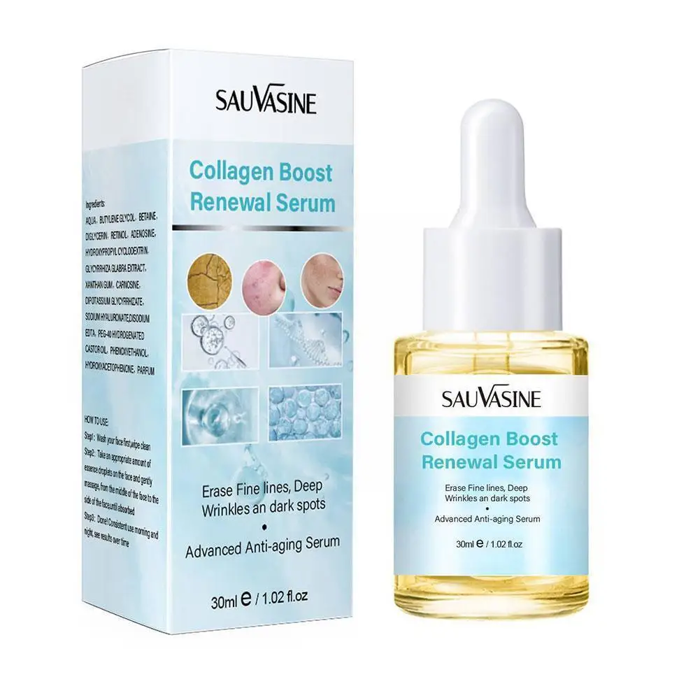 

30ml Collagen Protein Original Removal Wrinkle Serum Whiten Anti-Aging Repair Moisturize Firm Nourish Anti-wrinkle Brighten W5P9
