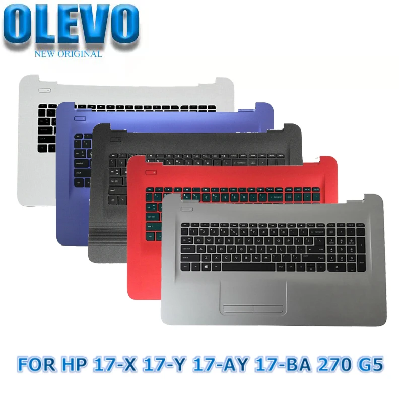 New Laptop US English Keyboard For HP 17-X 17-Y 17-AY 17-BA 270 G5 TPN-W121 Upper Cover Palmrest Case C 908043-001