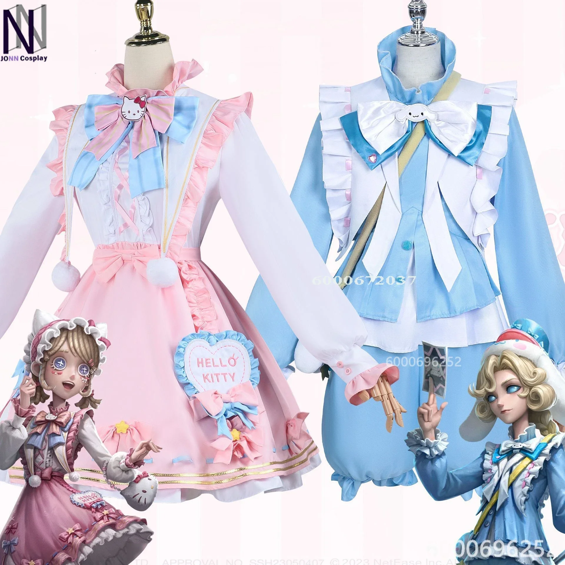 Identity V Game Gardener Косплей Костюм Эмма Вудс Джозеф Аниме для Хэллоуина и ролевых игр