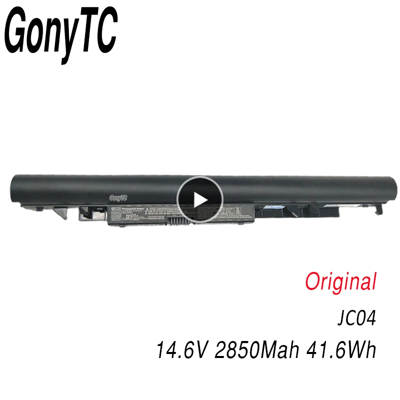 

Оригинальный аккумулятор GONYTC JC04 JC03 для ноутбука HP 15-BS 15-BW 17-BS HSTNN-PB6Y 919682-831 HSTNN-LB7W HSTNN-DB8E 91970