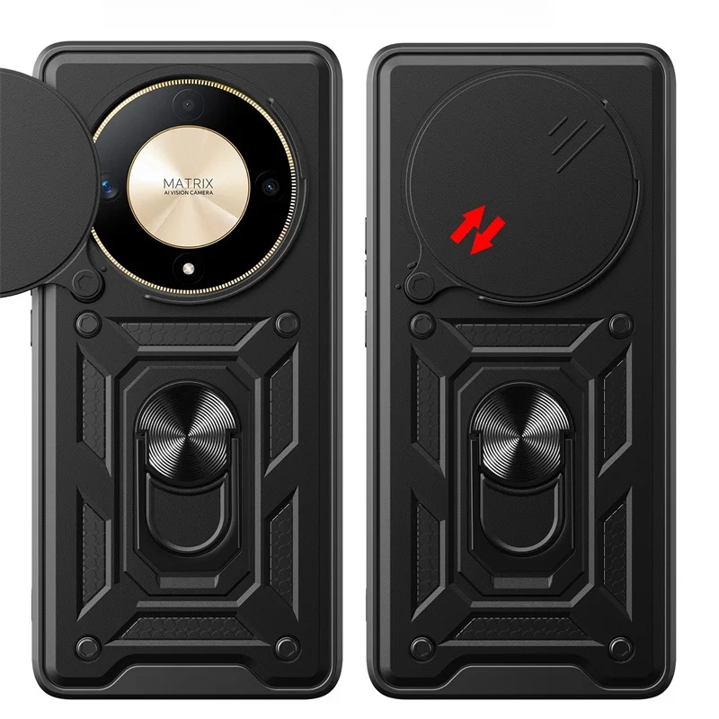 Для Honor X9b X9 B 5G чехол противоударный броня магнитный автомобиль кольцо держатель