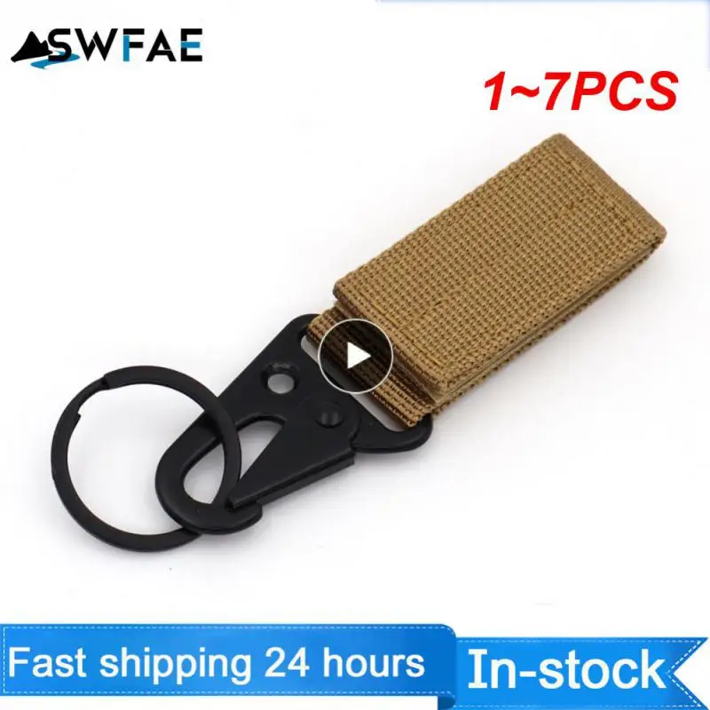 

1~7PCS Multipurpose Climbing Buckle Portable Kettle Hanging Buckle Light Cover Tactical EDC Hunting Triangle Carabiner Outdoor