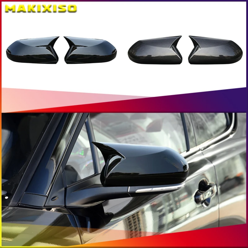 

Carbon Fiber Style Car Rear View Wing Mirror Cover Trim Look Side Wing Mirror Cover Caps Auto Modified Part For Toyota C-HR CHR