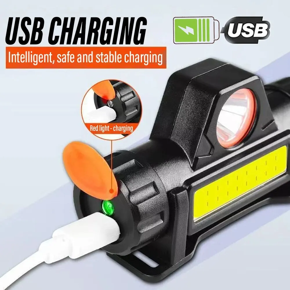 Перезаряжаемый налобный фонарь