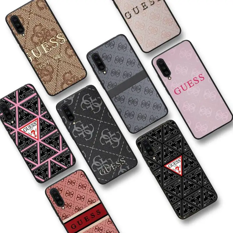 

Stylish Triangle Letter Guess Phone Case For Xiaomi mi9 mi8 F1 9SE 10lite note10lite Mi8lite xiaomi mi5x