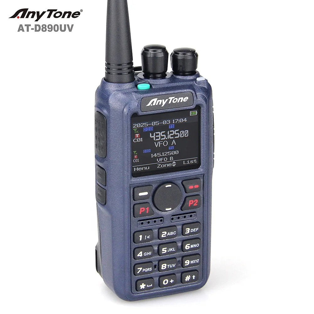 Фото Рация Anytone AT-D890UV, новейшая модель, цифровая DMR и аналоговая двухдиапазонная рация №3