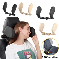 car neck headrest pillow cushion car seat memory foam pad sleep side head for adults child telescopic support on cervical spine