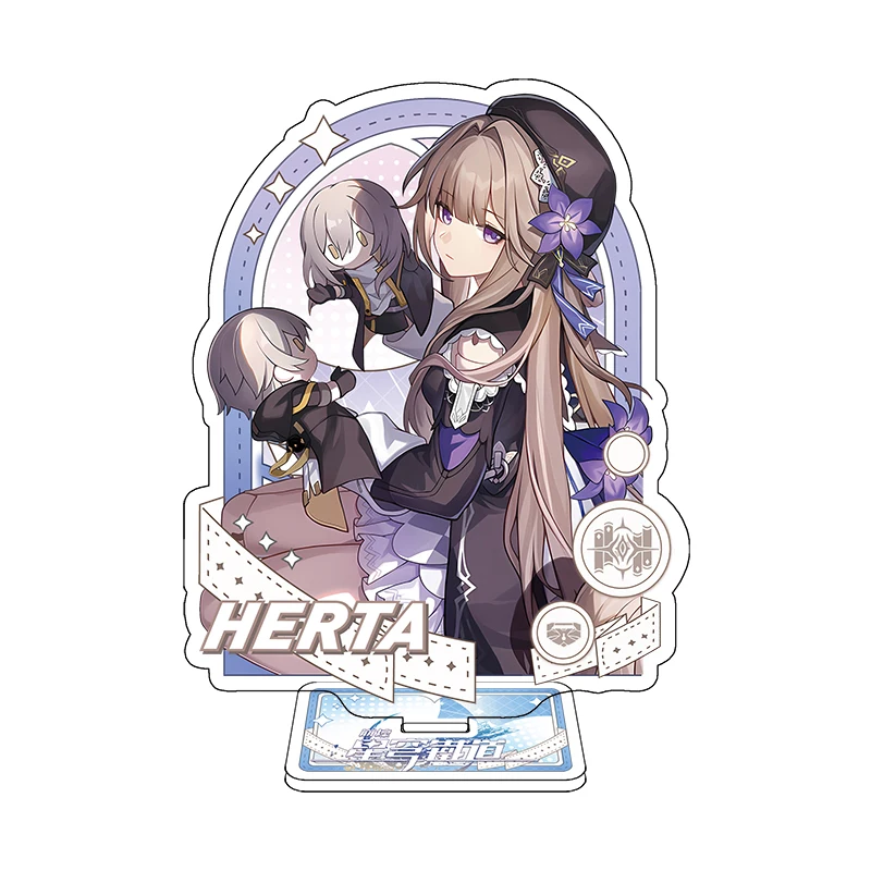 Аниме игра Honkai: Star Rail Jingyuan Kafka Серебряная мультяшная сцена стенд дисплей фигурка