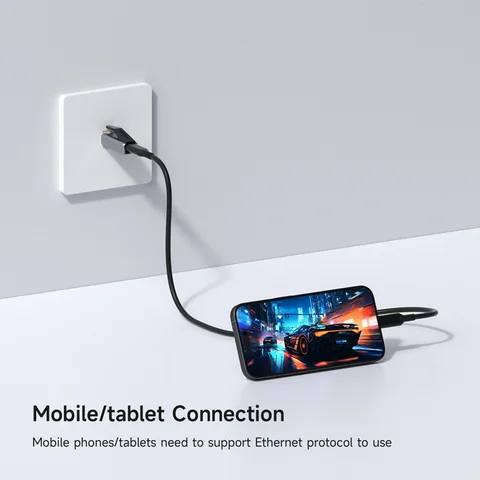 Адаптер Hagibis USB C к Ethernet, 1 Гбит/с, гигабитный сетевой преобразователь USB C «мама» на RJ45 «папа» для MacBook Pro iPhone 16 iPad XPS