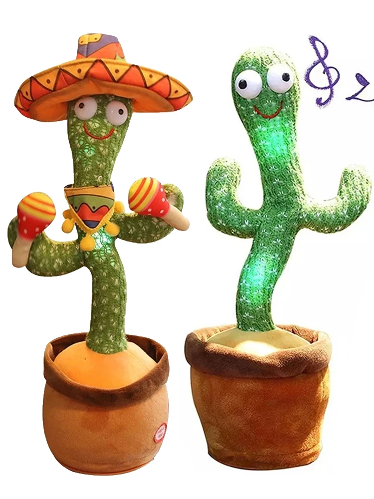 

Домашний декор, танцующие кактусы, игрушки, USB, электронный танцор, кактус, говорящий, поет и танцевальный голос, плюшевая кукла, украшение, п...